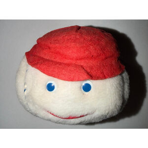 Vintage Rare Eden Toys Baseball Plush Musical Ball Windup box Ballgame Song